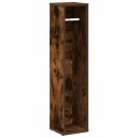 vidaXL Baderomsskap med rulleholder røkt eik 20,5x20x90 cm