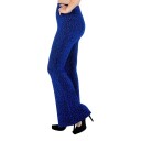 Wilbers & Wilbers Discobukser Utsvingte Glitter Blå Dame Medium 004200-VE-040