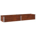 vidaXL Hevet Hagebed Rusten 160 x 40 x 24 cm papp