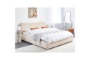 Seng med lagring Blagnac   Lys beige/Bouclé 180x200 cm