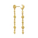 Maanesten Minola Earrings Sølv farge 40 mm