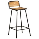 vidaXL Barstoler 2 stk heltre mango
