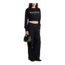 Balmain Dame Gensere & Hettegensere Svart L,