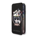 Karl Lagerfeld Mobildeksel for iPhone X/Xs med Glitter - Svart
