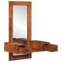  Veggspeil med skuffer 60x33x90 cm heltre akasie