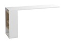 4You Skrivebordsskiva 142 cm med Oppbevaringshylle Hvit/Natu   VOX