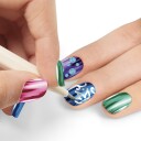 Shimmer N Sparkle Metallic Rainbow Nail Art