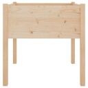 vidaXL Plantekasse 70x70x70 cm heltre furu