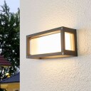 Lucande Aurelien - utevegglampe med grå ramme