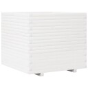  Plantekasse hvit 80x80x72 cm heltre furu