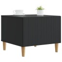  Kaffebord med skuff Svart 49 x 50 x 40 cm Konstruert tre