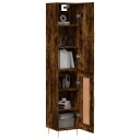 vidaXL Highboard røkt eik 34,5x34x180 cm konstruert tre 8720845485245