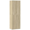  Highboard sonoma eik 60x35x180 cm konstruert tre 8721102595493