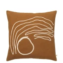 Ferm Living Jot Putetrekk 50x50  Aged Gold