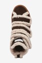 INUIKII   Joggesko Shearling Velcro High   Brun