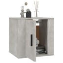 vidaXL Vegghengte TV-benker 2 stk betonggrå 40x34,5x40 cm 8720845667580