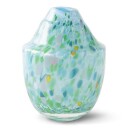 Magnor  Unik skulptur kunstglass L 17 cm grønn multi
