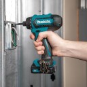 Makita DF033DWAE Borskrutrekker med batteri og lader Maskiner