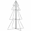 vidaXL Juletre kjegle 160 LED innendørs og utendørs 78x120 cm