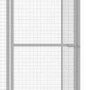 Vidaxl Kattegård 1.5X1.5X1.5 M Galvanisert Stål