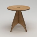 Velora Spisebord 75 cm - Naturlig tre