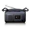 Nødradio FAB+/FM Oppladbar med Sveiv og ASA-Alarm og Powerbank -Lenco