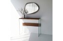 Lepinas Veggspeil 75x55 cm   Brons/Herdet Glass