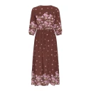 Kaffe Dame Kjoler Brun XL,