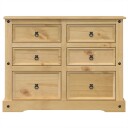  Kommode Corona 120x48x91 cm heltre furu 8721012879171