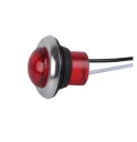 Lite Lumary markeringslys Rød farge for 12 volt