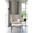 House Nordic Glasgow puff imitert lammeskinn, hvit. 1719338-02-0 1689790-01-0