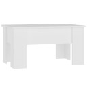 vidaXL Salongbord hvit 79x49x41 cm konstruert tre