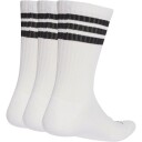 Adidas 3S Essentials Crew Sokk 3-Pack Hvit 46-48