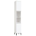 vidaXL Baderomsskap hvit 30x30x190 cm konstruert tre