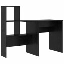  Skrivebord Svart eik 131.5 x 50 x 106.5 cm Konstruert tre