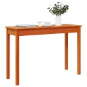  Konsollbord voksbrun 110x40x75 cm heltre furu 847172