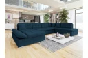 Zumar Sofa med Sjeselong og Divan 4 seter   Blå