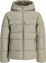 Jack & Jones Jcofusion Pu Puffer Jacket Jnr   DUSTY OLIVE   176