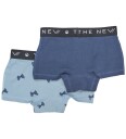 The New Hipsters - 2-pack - TnDet nye - Ashley Blue Bow AOP - The New - 3-4 år (98-104) - Hipsters Blå Lyseblå Marineblå