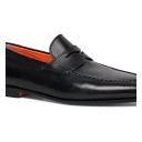 Santoni Herre Sko Svart 45 EU,