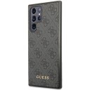 Guess Hardcase Grå med Gulllogo for Samsung Galaxy S23 Ultra