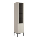 Amelus Vitrineskap 50x190 cm   Beige