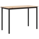vidaXL Spisebord Naturlig 110 x 55 x 75 cm Massiv furu