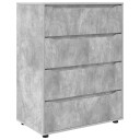  Oppbevaringsskap 2 pcs Betonggrå 80 x 48 x 105 cm