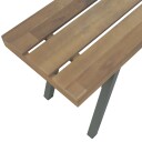 vidaXL Hagebenk 120 cm heltre akasie