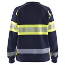 Blåkläder Genser 3409 Varsel, Marineblå/Gul XL
