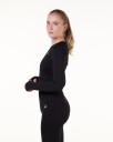 LEVITY Solar Seamless Cropped LS Black - S