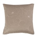 Borg Living Putetrekk - 60x63 cm - 100% Bomullssateng - Big flower sand