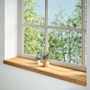  2 Stk Lysebrun 100x25x2cm Heltre Eik