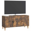  TV skap Røkt Eik 99 x 34,5 x 50 cm Konstruert tre